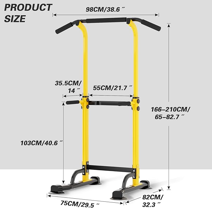 soges Power Tower Pull Up Bar Station