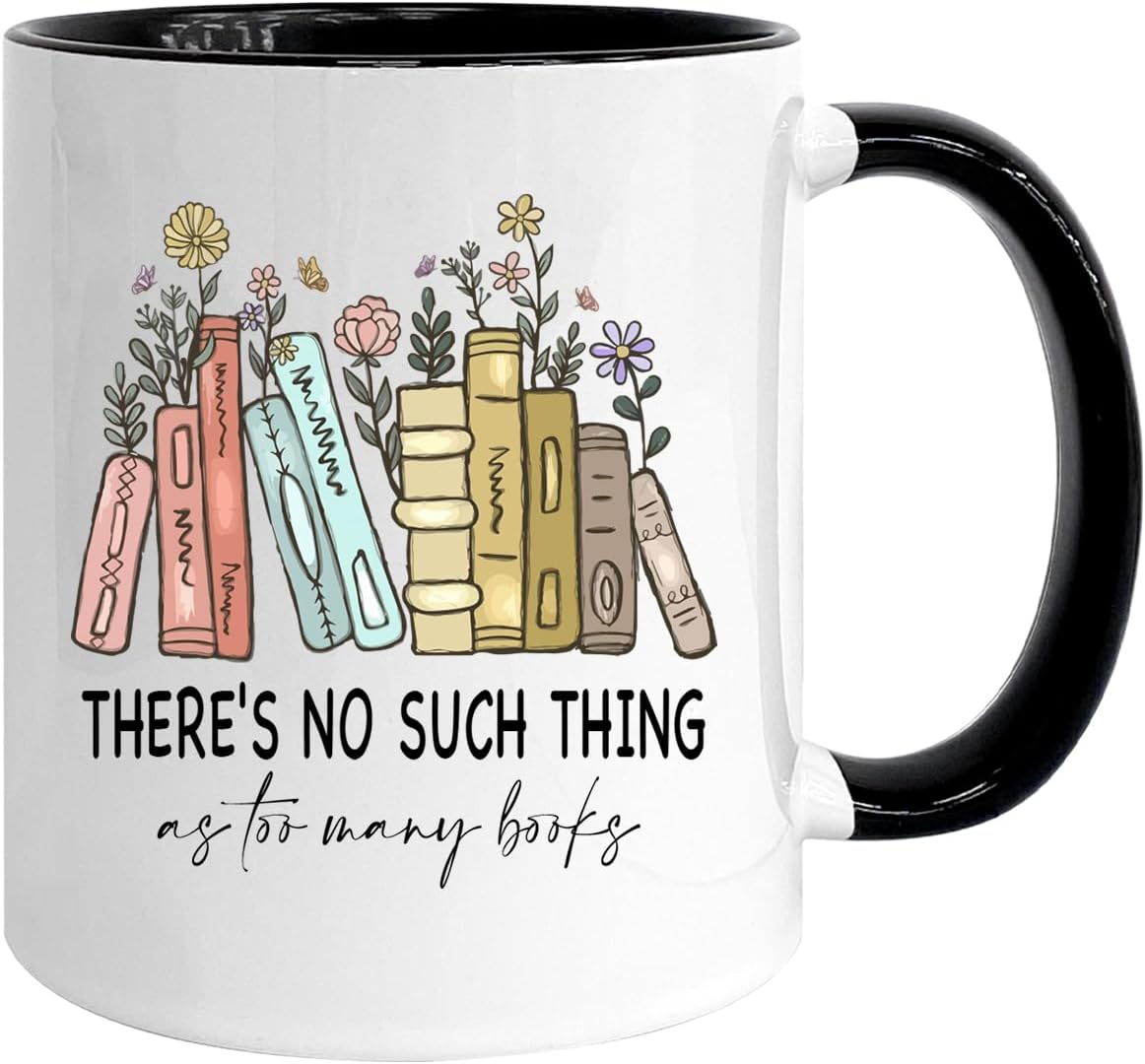 Book Lovers Gifts Mug, Gifts for Book Lovers Readers, Book Gifts, Bookish Gifts, Christmas Birthday Gifts for Teacher Book Lovers Bookworm, Reading Accessories for Librarian, 11 oz Coffee Mug