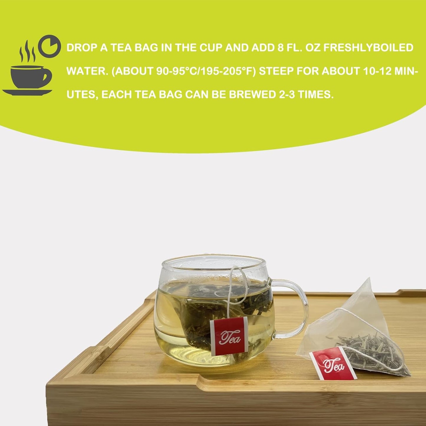 Samcci - Rosemary Tea, 40 Teabags, 1.5g/bag - Pure Dried Rosemary Leaves Tea Bags- Cultivated From Egypt - Non-GMO - Caffeine-free - Support Respiratory Health & Support Hair Growth