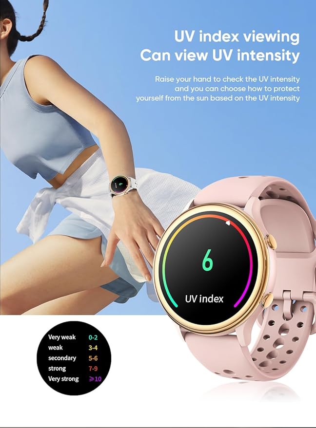 Smart Watches for Women, Fitness Tracker with Heart Rate & SpO2 Monitor, IP67 Waterproof Activity Tracker for Men & Women, Smart Sports Watch for Android & iOS (Purple)