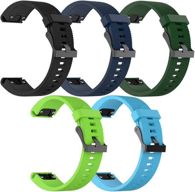 Soft Silicone Replacement Watch Band Strap for Garmin Fenix 5S/ 5S Plus/ 6S/ 6S Pro Smart Watch (No Tracker)