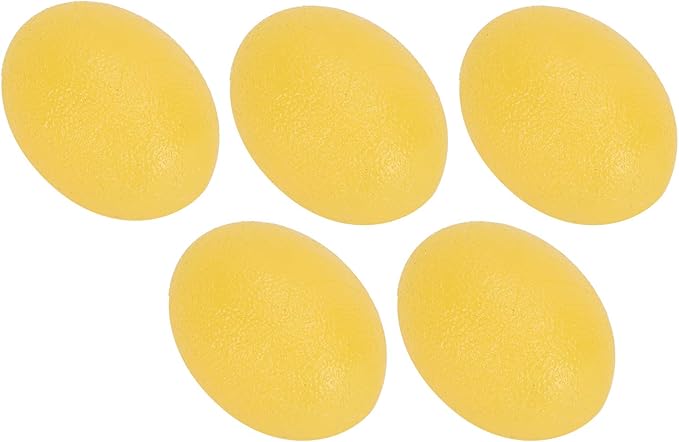 Sonew 5pcs Silicone Grip Ball Egg-Shaped Wrist Exercise