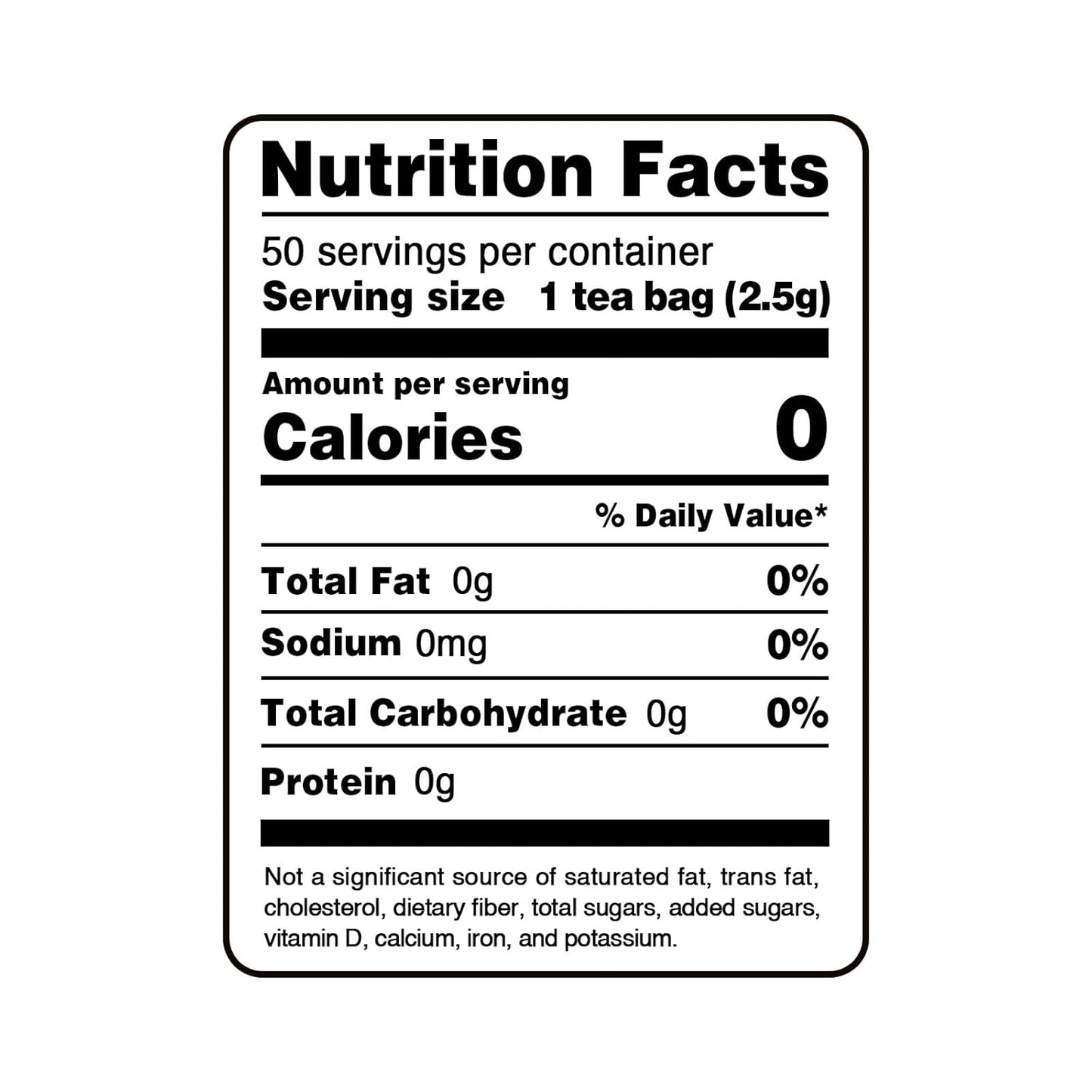 FullChea - Cinnamon Tea bags, 50 Teabags - Natural Cinnamon Sticks Tea for Relaxation - Caffeine-free - Support Better Sleep