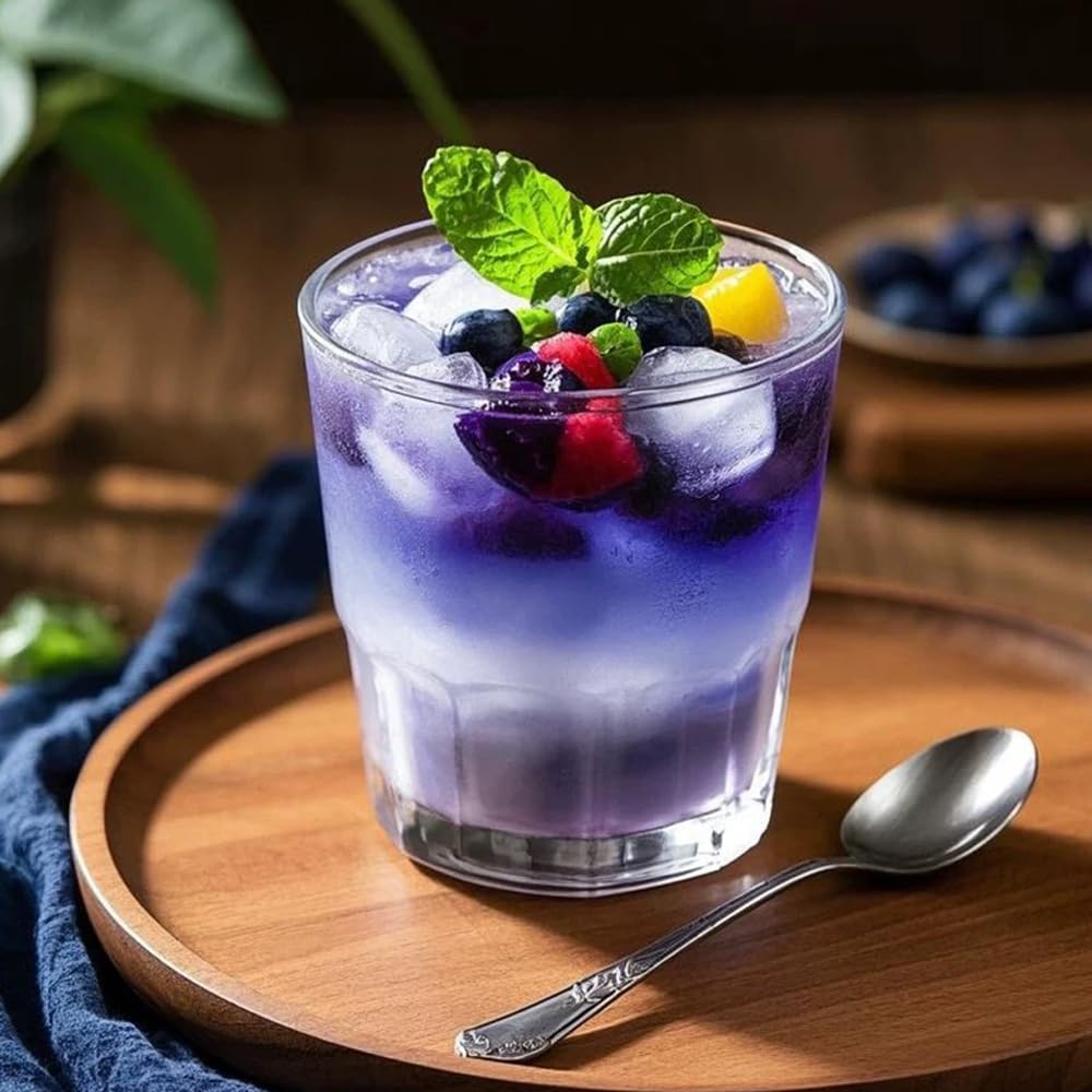 Fraunitsh Butterfly Pea Flower Powder, 1.76oz | Blue Matcha Powder | Natural Food Coloring for Smoothies, Baking, Drinks, Lattes & Cocktails | Blue Lotus Flower Powder | No Additives (1.76oz)