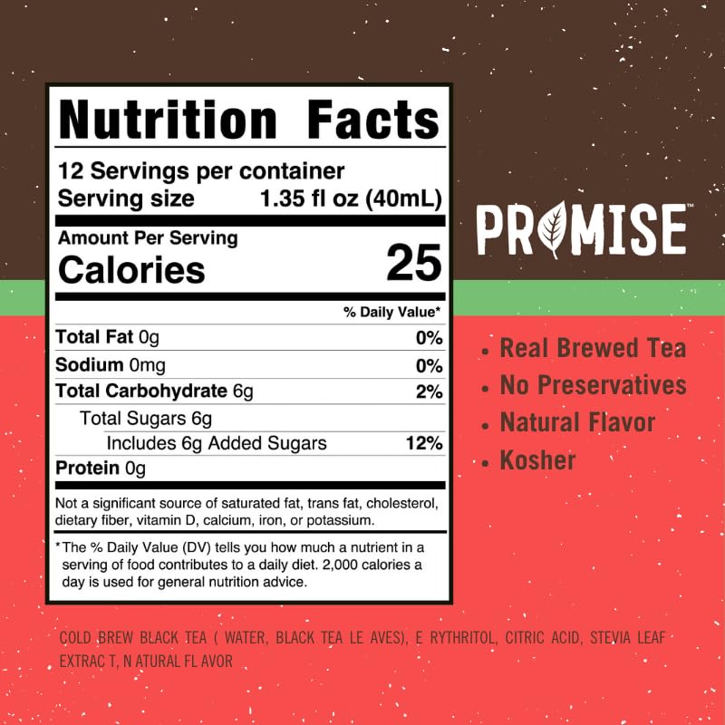 Promise Tea by Java House - Cold-Brewed Tea Concentrate Pods - Ethically Sourced - Hibiscus Lightly Sweet Tea - Pack of 12