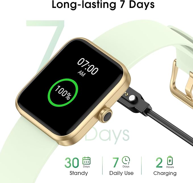 Smart Watch for Women Men, Fitness Tracker Watch with Heart Rate Monitor, Sleep, 5ATM Waterproof Smartwatch Sports Watch Compatible with Android iOS Phones Step Calories Counter
