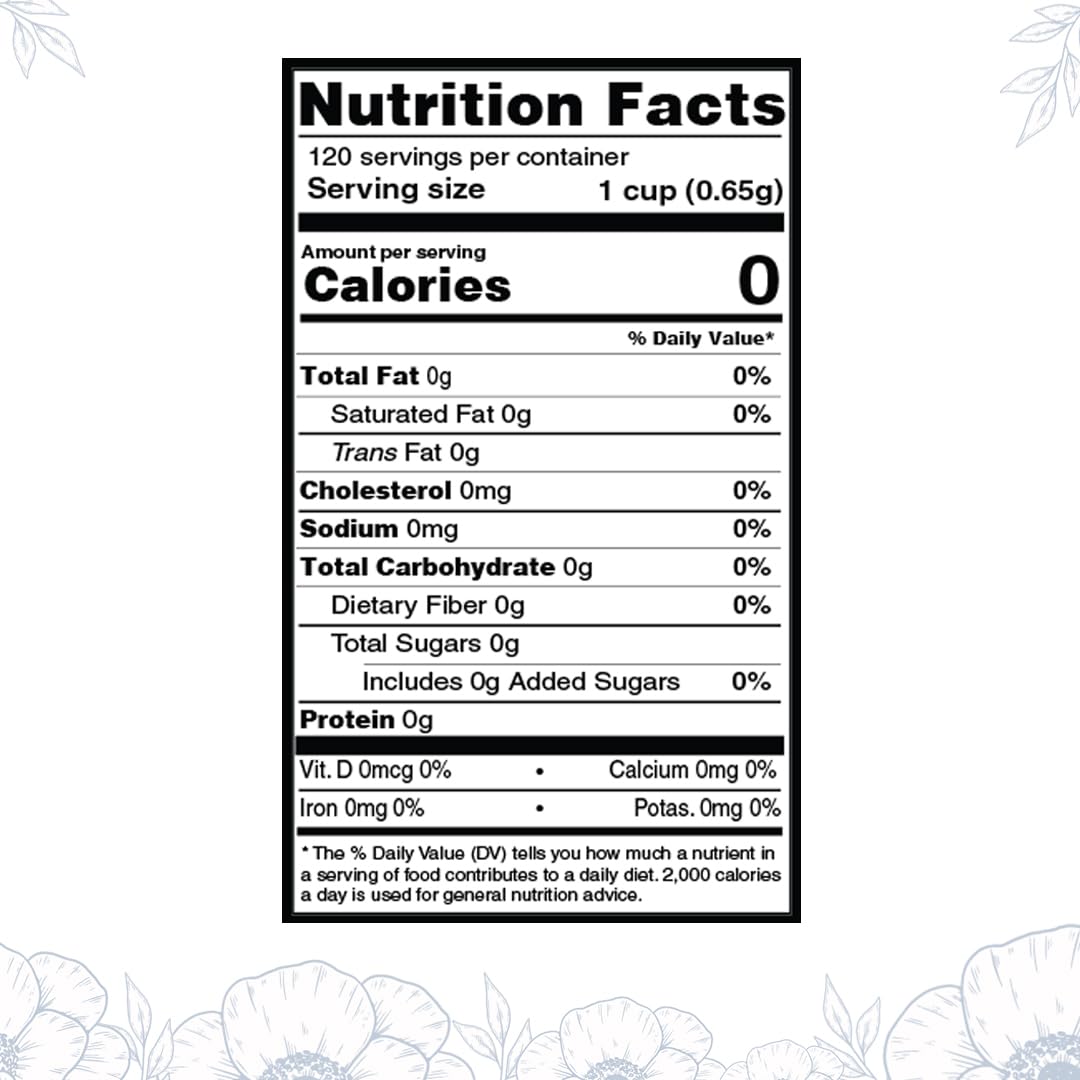 BLUE TEA - Butterfly Pea Flower Tea - 10 Count - Pyramid Plant Based Tea Bag | ANTIOXIDANT RICH | Flower Based - Detox Tea - Herbal Tea - Caffeine Free - Non-Bitter | Zipper Pack