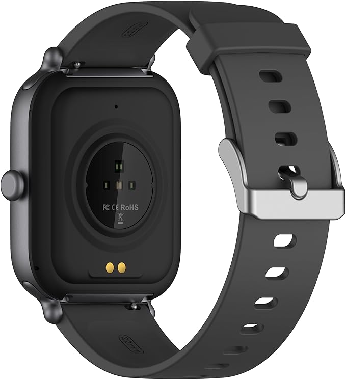 Smart Watch for Women & Men 2.0 HD Screen IP68 Fitness Tracker with Heart Rate, SpO2, Sleep Monitor, Bluetooth Call (Answer/Make),110+ Sport Modes, iPhone/Android Compatible(Black)