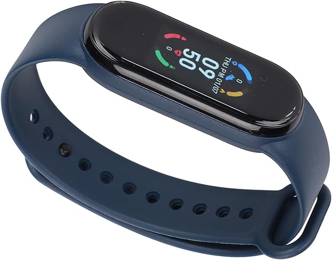 Smart Wristband Bracelet, IP67 Smart Watch with Heart Rate Monitor Sleep Monitor APP Message Built in USB Plug Smart Bracelet
