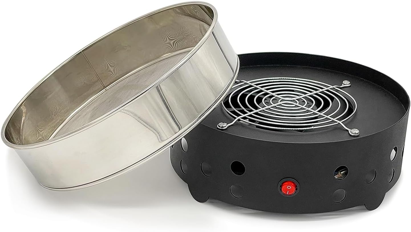 Fresh Roast Coffee Roaster Bundle SR540, Glass Extension Tube, Coffee Bean Cooler, (2 Lbs) 2 Sample Packs of Green Beans, (2- pack) Sample trays