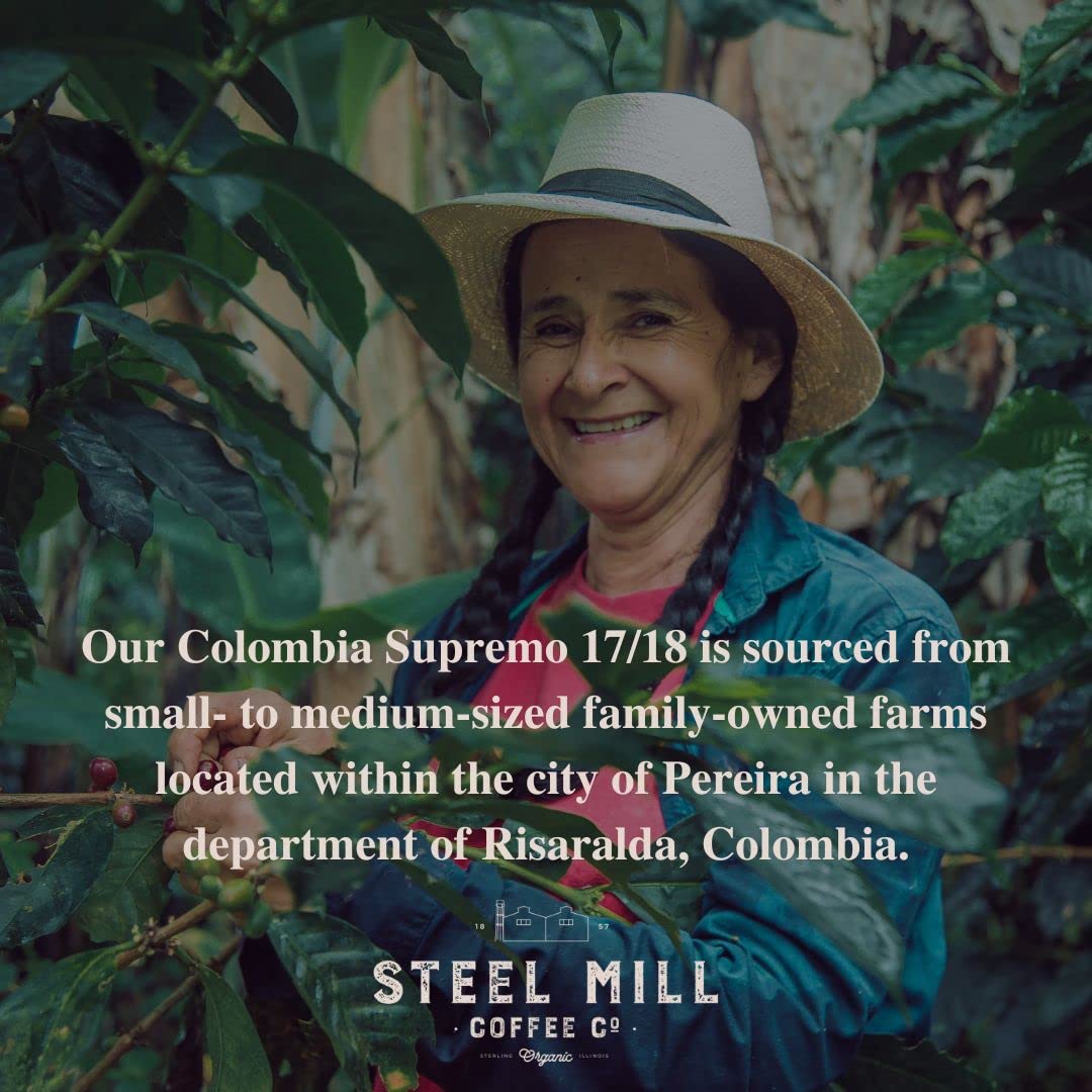 Steel Mill Coffee Co. Highlander Grogg Flavored Coffee - Ground Coffee, Regular, Medium Roast, 100% Arabica Beans, Vegan, Gluten-Free, Sugar-Free, 12 oz Bag