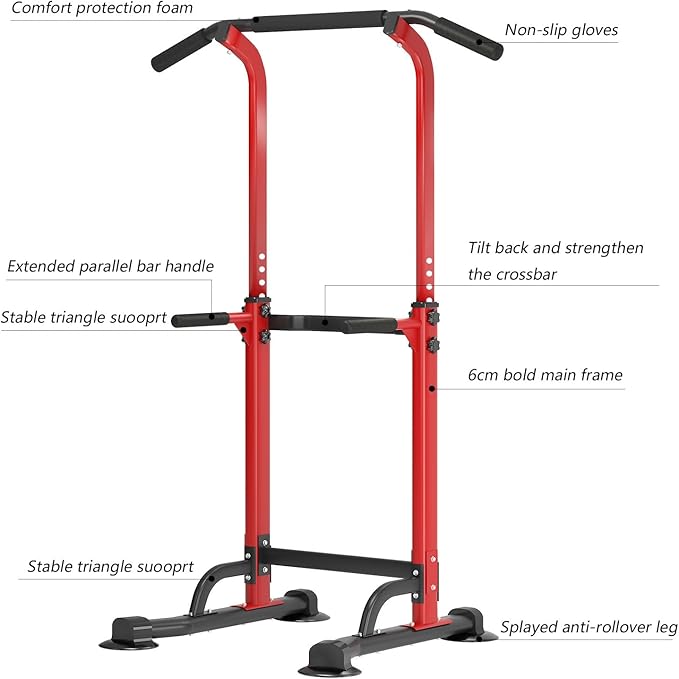 soges Power Tower Pull Up Bar Station