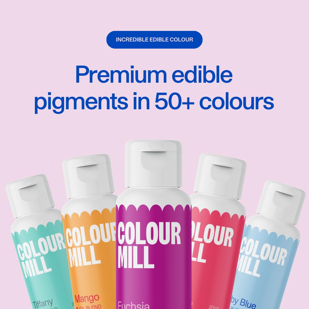 Colour Mill Oil-Based Food Coloring, 20 Milliliters Violet