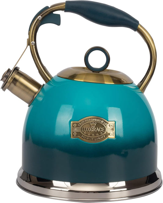 Tea Kettle -3.0 Quart Tea Kettles Stovetop Whistling Teapot Stainless Steel Tea Pots for Stove Top Whistle Tea Pot