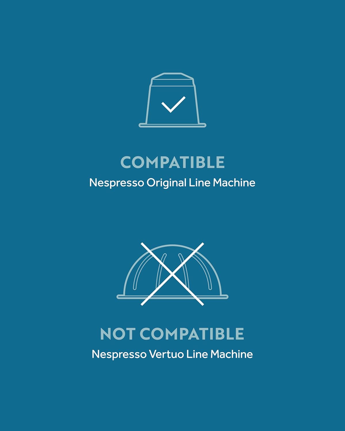 ROSSO CAFFÈ Espresso Coffee Pods for Nespresso Original Machines - 80 Capsules Ice Pack, 2 Rich and Smooth Flavors, Perfect for Iced Summer Coffee - Made in Italy