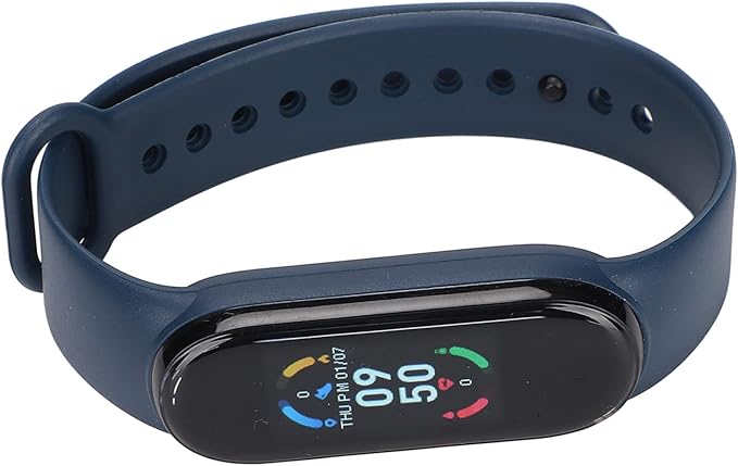 Smart Wristband Bracelet, IP67 Smart Watch with Heart Rate Monitor Sleep Monitor APP Message Built in USB Plug Smart Bracelet