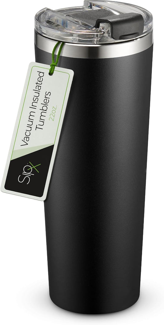 SIPX™ Triple-Insulated Tumblers - 22oz. Premium Modern Tumbler With Lid, insulated Cup Keeps Hot For 6 Hours, Stainless Steel Tumbler Made Of Sustainable Material, Coffee Travel Mug For Home & Office