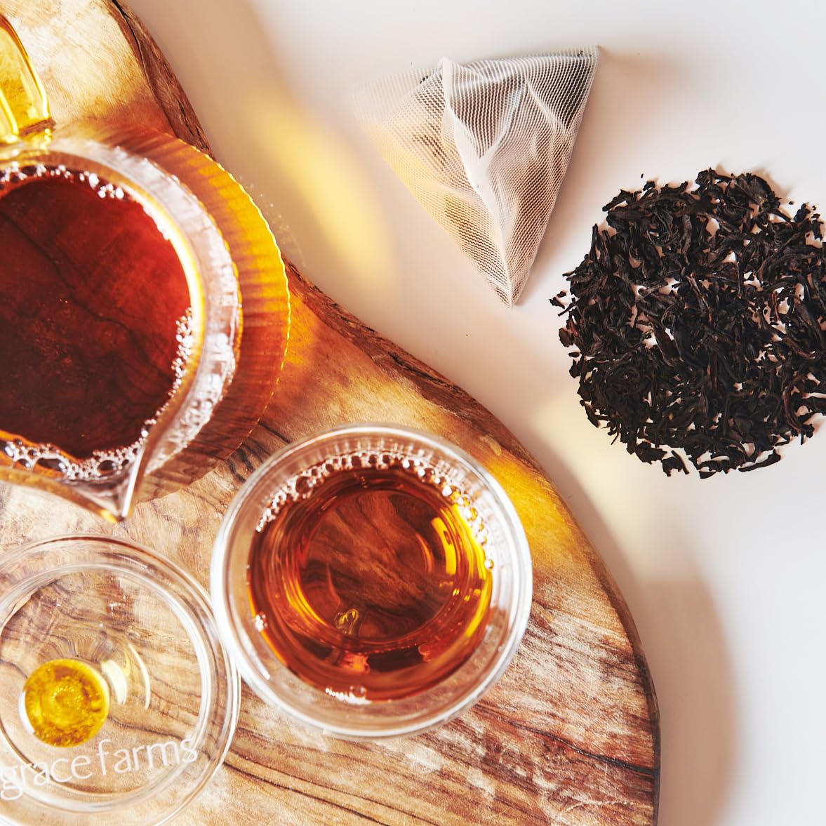 Grace Farms Organic English Breakfast Black Tea, 50 Sachet Pouch | Fairtrade & Kosher |Gives Back 100% of Profits