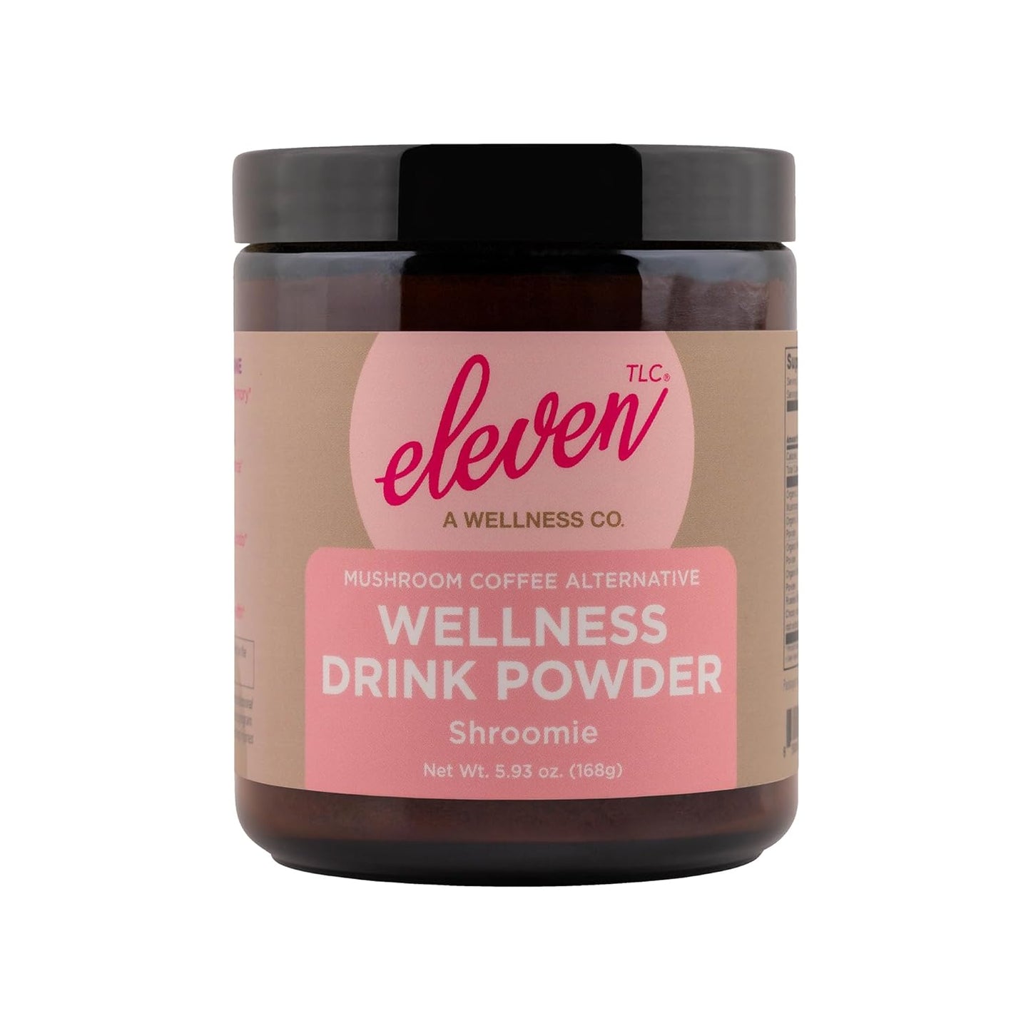 Eleven TLC, Shroomie Master Mind Coffee Substitute, Caffeine-Free Energy, 8 Mushrooms + Superfoods, Developed by MD, Non-Reactive Glass Jar