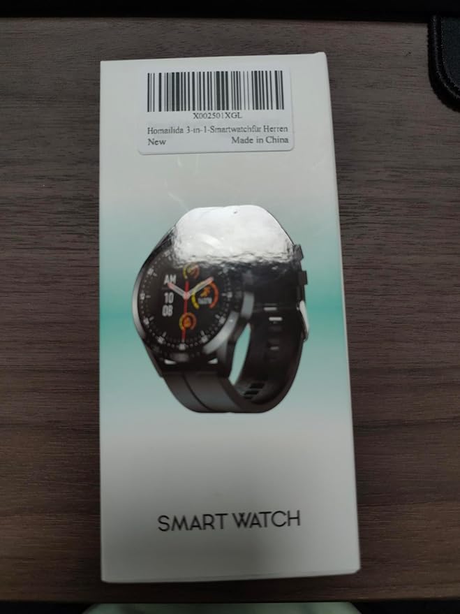Smart Watch for Men with Answer/Make Calls, 1.39" HD Always Display Fitness Tracker Watch with Waterproof 190+Sports Modes Health Monitor Sleep Monitor for iOS Android (Black)