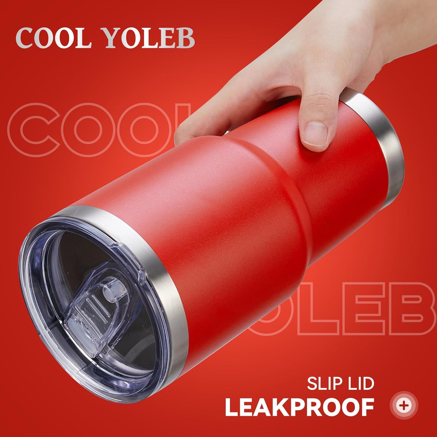 30 oz Tumbler with Lid Stainless Steel Tumblers Bulk Vacuum Insulated Cup Reusable Powder Coated Travel Mug Double Wall Leak Proof Cups Keep Cold Drinks for 12 Hours Wine Red, Set of 12