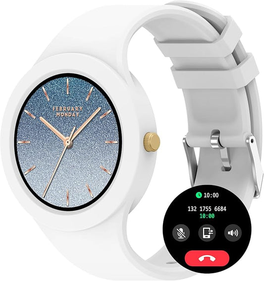 Smart Watch for Women Ladies Smartwatch for Android iOS Phones Heart Rate Sleep Tracker Fitness Watch 123+ Sports Modes Pedometer Calorie Counter