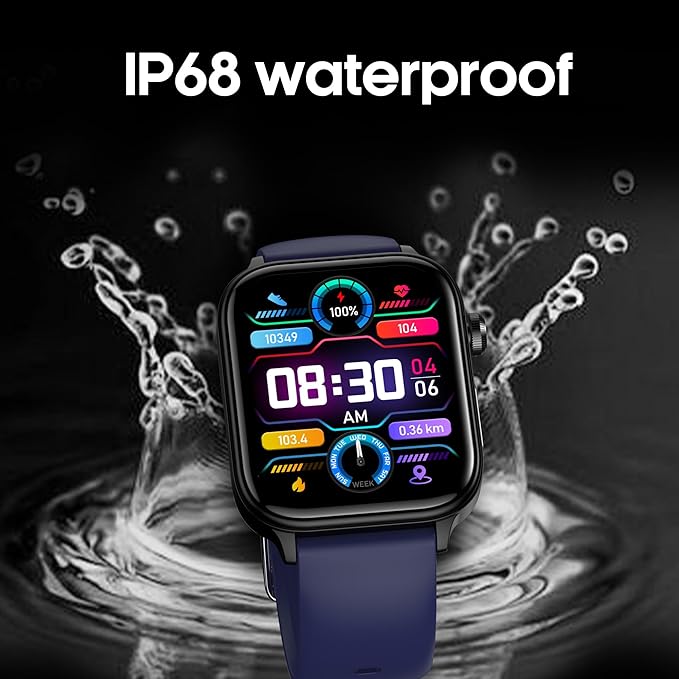 Smart Watch for Women Men (Answer/Dial) 1.96" IPS Smartwatch, 24/7 Heart Rate/Blood Oxygen/Blood Pressure/Sleep Monitor, Blood and Body Composition,100+ Sports Modes Fitness Tracker