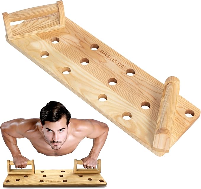 solid wooden Push Up Stands 10 in 1