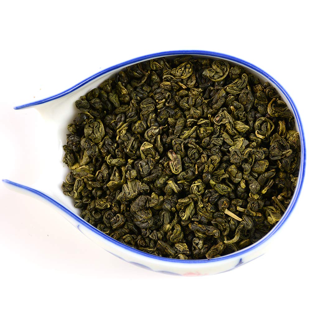 TIAN HU SHAN Premium Tea Loose Leaf Tin box (Green tea, 8 Ounce (Pack of 1)