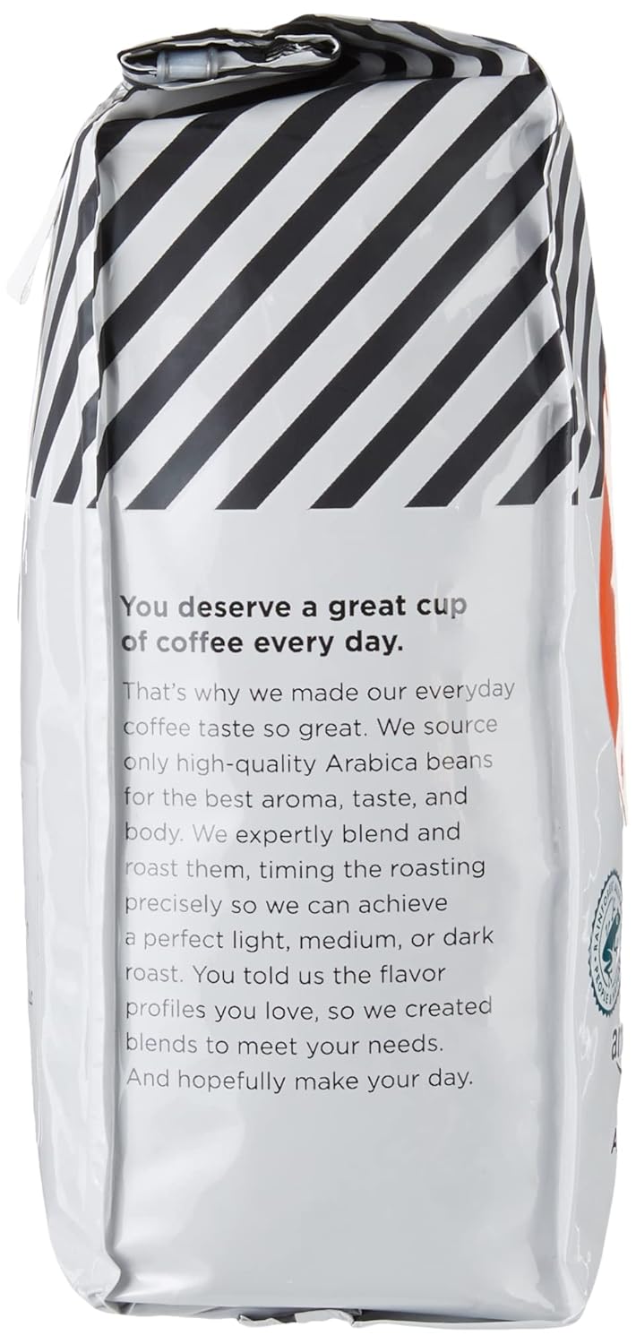 Amazon Fresh Colombia Whole Bean Coffee, Medium Roast, 12 Ounce