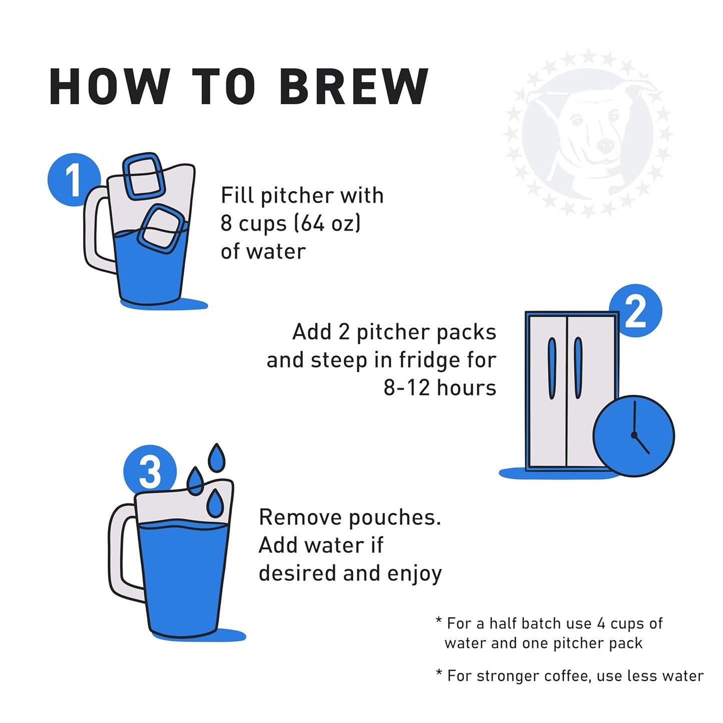 STELLA BLUE Fresh Cold Brew Coffee | Blueberry Muffin | 100% Arabica Medium Roast | Notes of Blueberry Cinnamon and Brown Sugar | Cold Brew Packets | Makes 24 Pods | 6 Easy Cold Brew Pouches