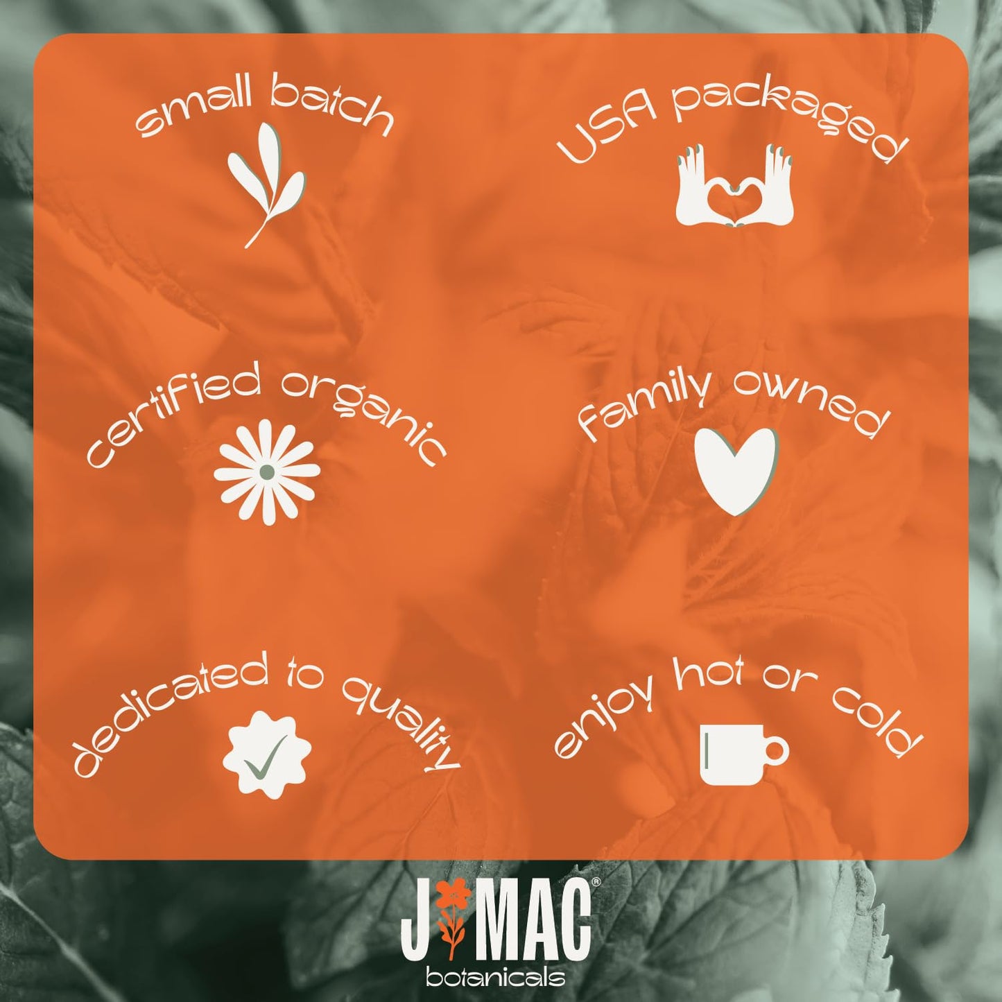 J Mac Botanicals, Organic Dandelion Leaves (4 oz bag) USDA Certified Organic Dandelion leaf tea, te diente de leon organico, Packaged in the USA, Cut and Sifted, No Caffeine