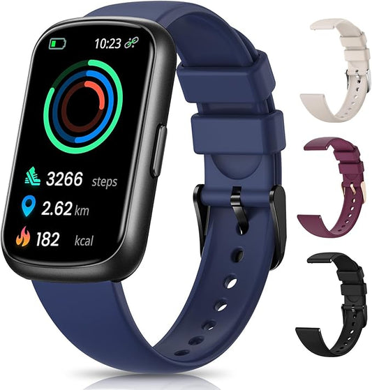 RUXINGX Fitness Tracker Watch for Men/Women, SmartWatch with Sleep/Activity Tracker, Heart Rate Monitor with 20+ Sports Modes, Android Smart Watch for Phones, Smart Fitness Watches for Women/Men