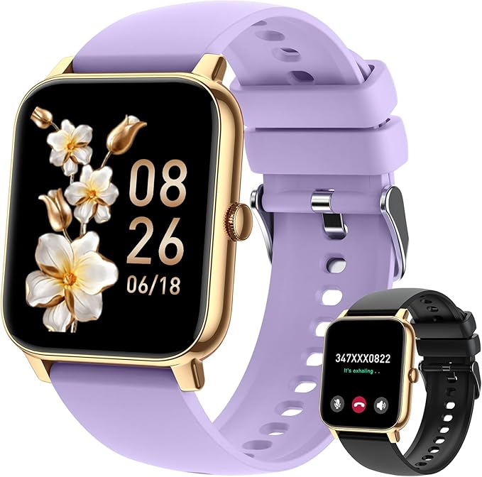 Smart Watch for Women Fitness Tracker: Smart Watches for Women Digital Mens Watches Make/Answer Call Waterproof Running Smartwatch Android Phone iPhone Samsung Compatible Heart Rate Monitor