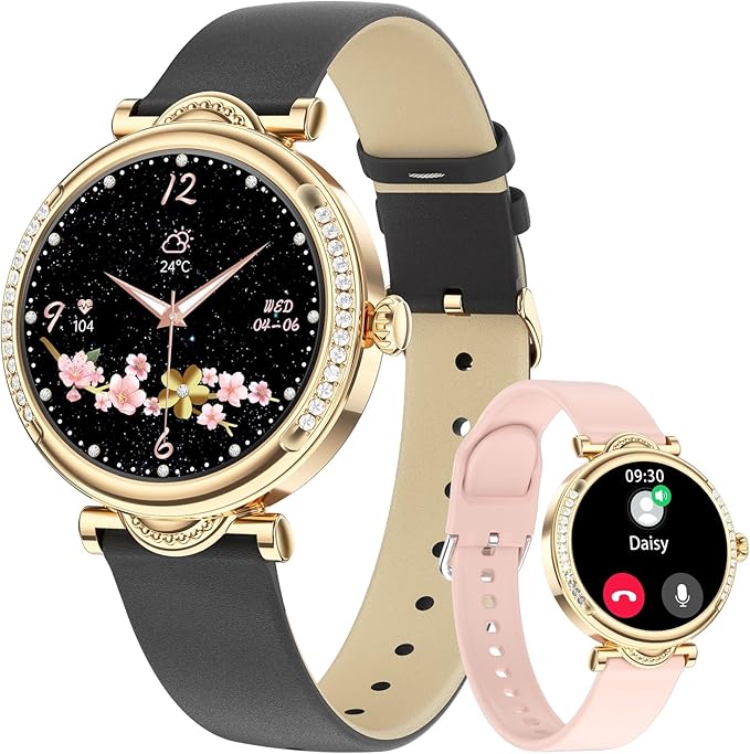 Smart Watches for Women (Answer/Make Calls), Fitness Watch with Heart Rate, Blood Oxygen, Sleep Tracker, Step Tracker, IP68 Waterproof Fitness Tracker, Smart Watch for Women for iPhone & Android