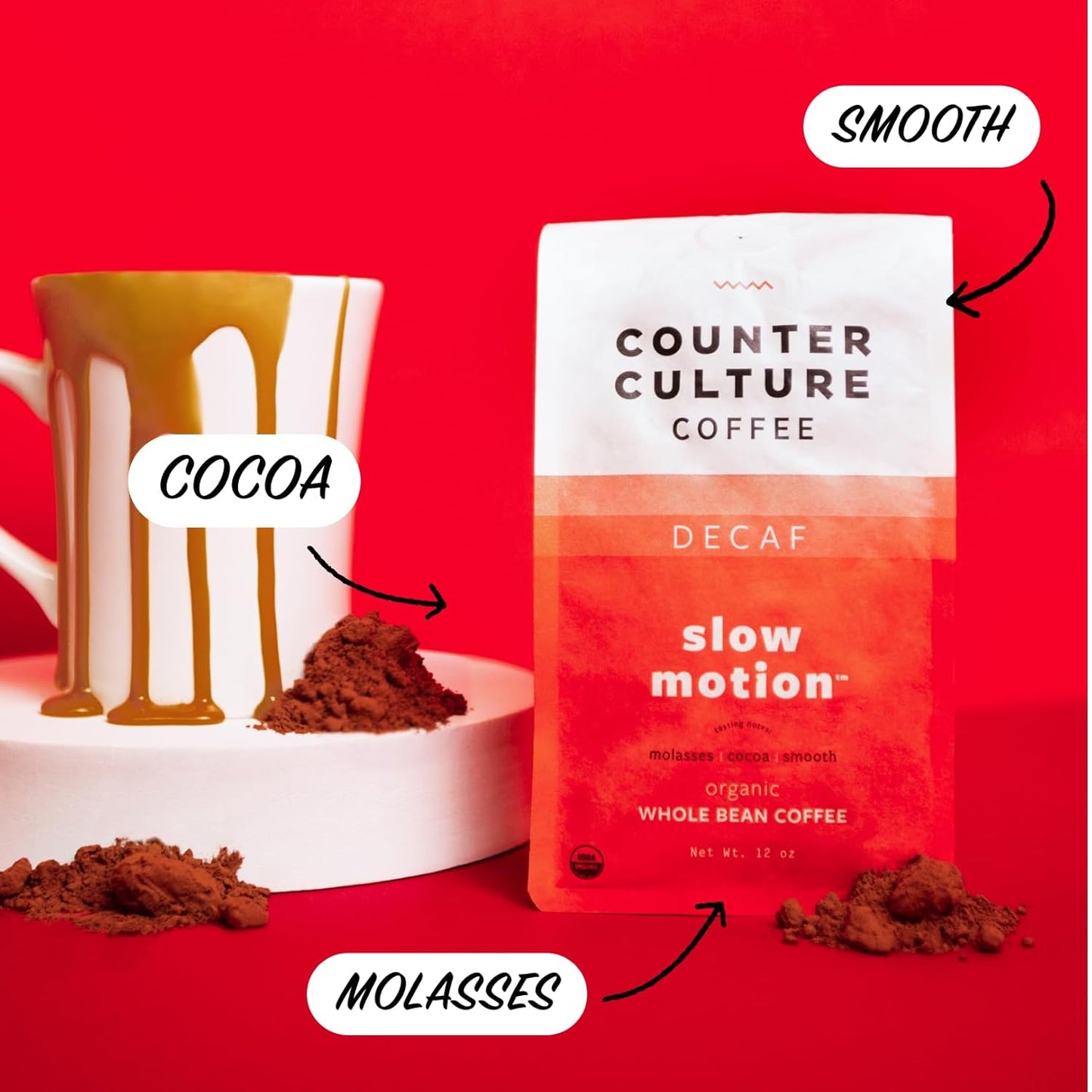 Counter Culture Coffee - Whole Bean Coffee - Multi-Pack - One 12oz Bag of Each (Big Trouble and Slow Motion)