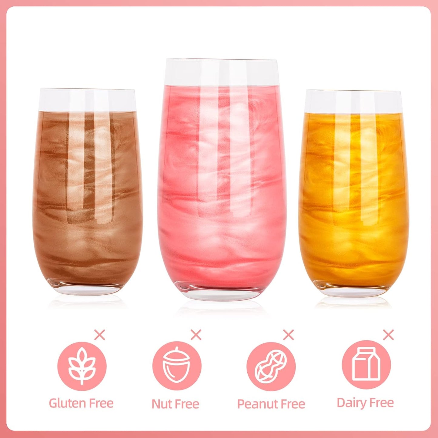 Iridescent Edible Glitter Spray - 3/4oz Luster Dust Edible Food Grade Glitter Shimmer Dust Powder for Cocktails, Drinks, Cake Decorating - Metallic Food Coloring Powder for Wine, Candy, Cookie, Icing