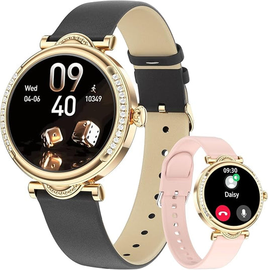 Smart Watches for Women (Answer/Make Calls), Fitness Watch with Heart Rate, Blood Oxygen, Sleep Tracker, Step Tracker, IP68 Waterproof Fitness Tracker, Smart Watch for Women for iPhone & Android