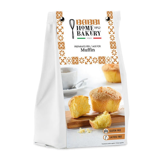 Babbi Home Bakery Gluten Free Baking Mixes - Premium Artisan Mixes for Cakes, Cookies, Bread & More | Easy to Use (Single Pack, Muffin Mix)
