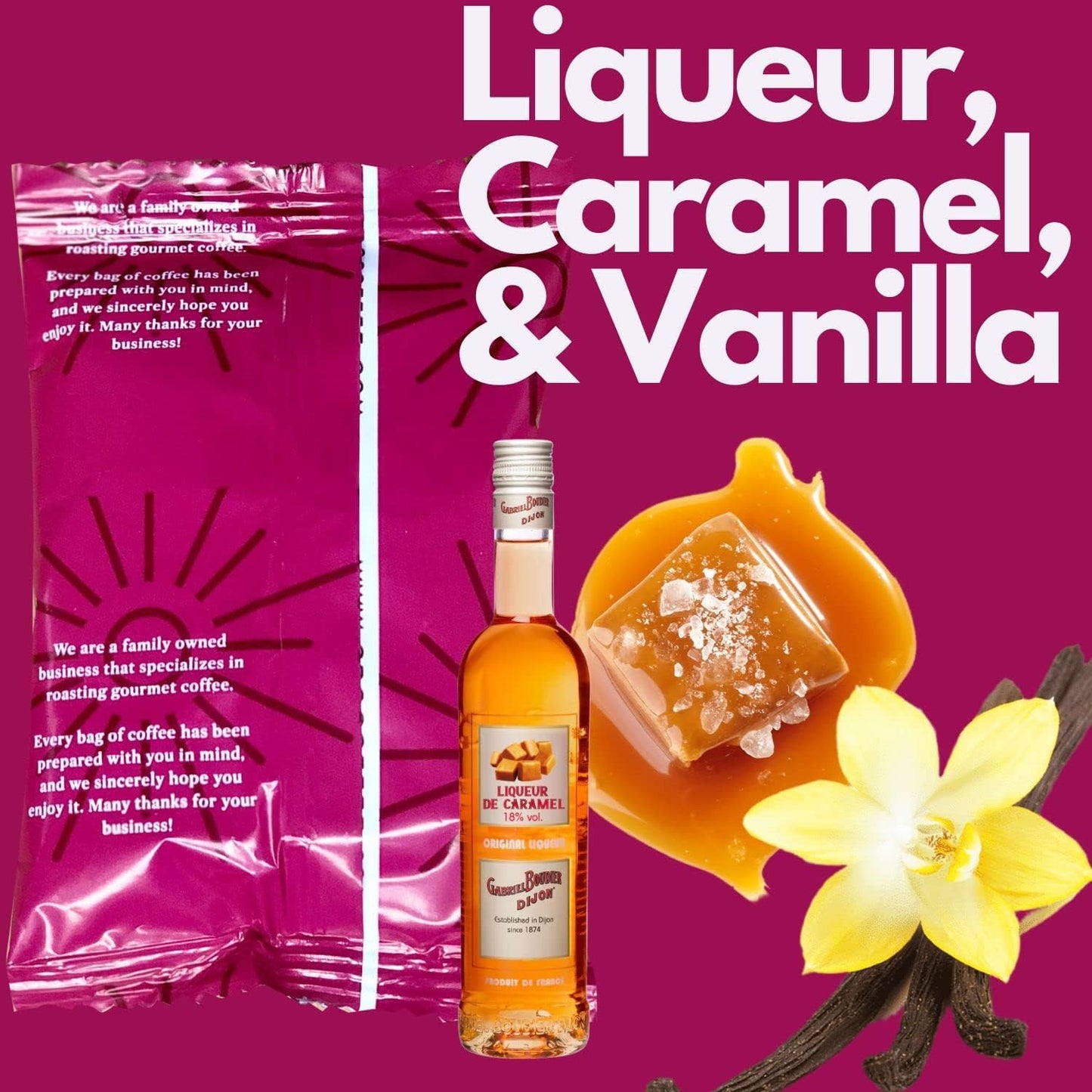 Sarasota Coffee Ground Packets | Gourmet Flavored Medium Roast Bulk Coffee Packs | Jamaican Me Crazy | Low Acid Mold Free Singles Individual Pouches for 12 Cups | 2.5 Ounce Bags, 36 Count