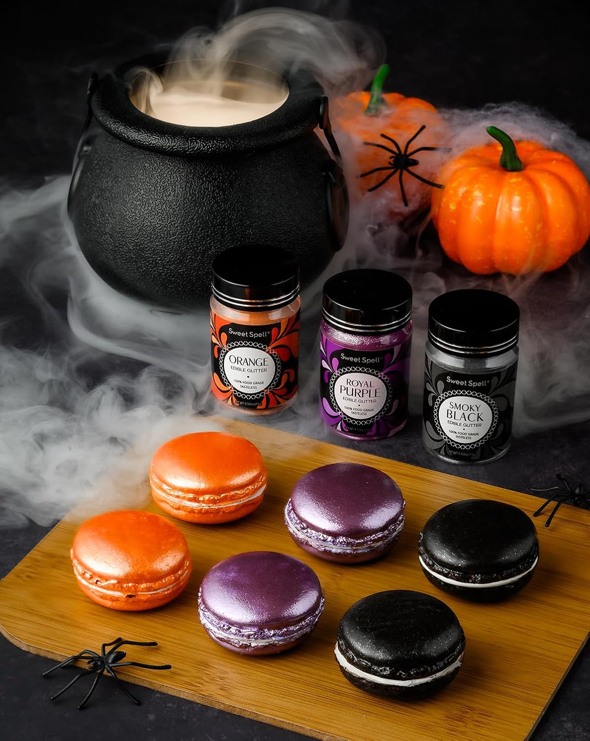 Sweet Spell Edible Glitter (15g) - Shimmer Sparkles for Drinks, Cakes, Cocktails - 100% Edible & Food Grade Glitter, Vegan, Gluten-Free (Purple)