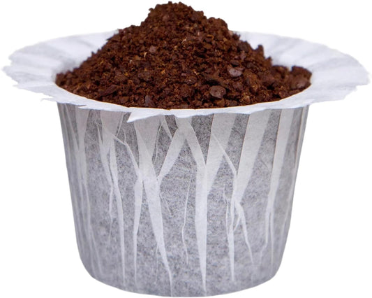 100 Count Disposable Coffee Paper Filters,Compatible with Keurig Brewers Single Serve 1.0 and 2.0, Fit all Reusable Coffee Pods.