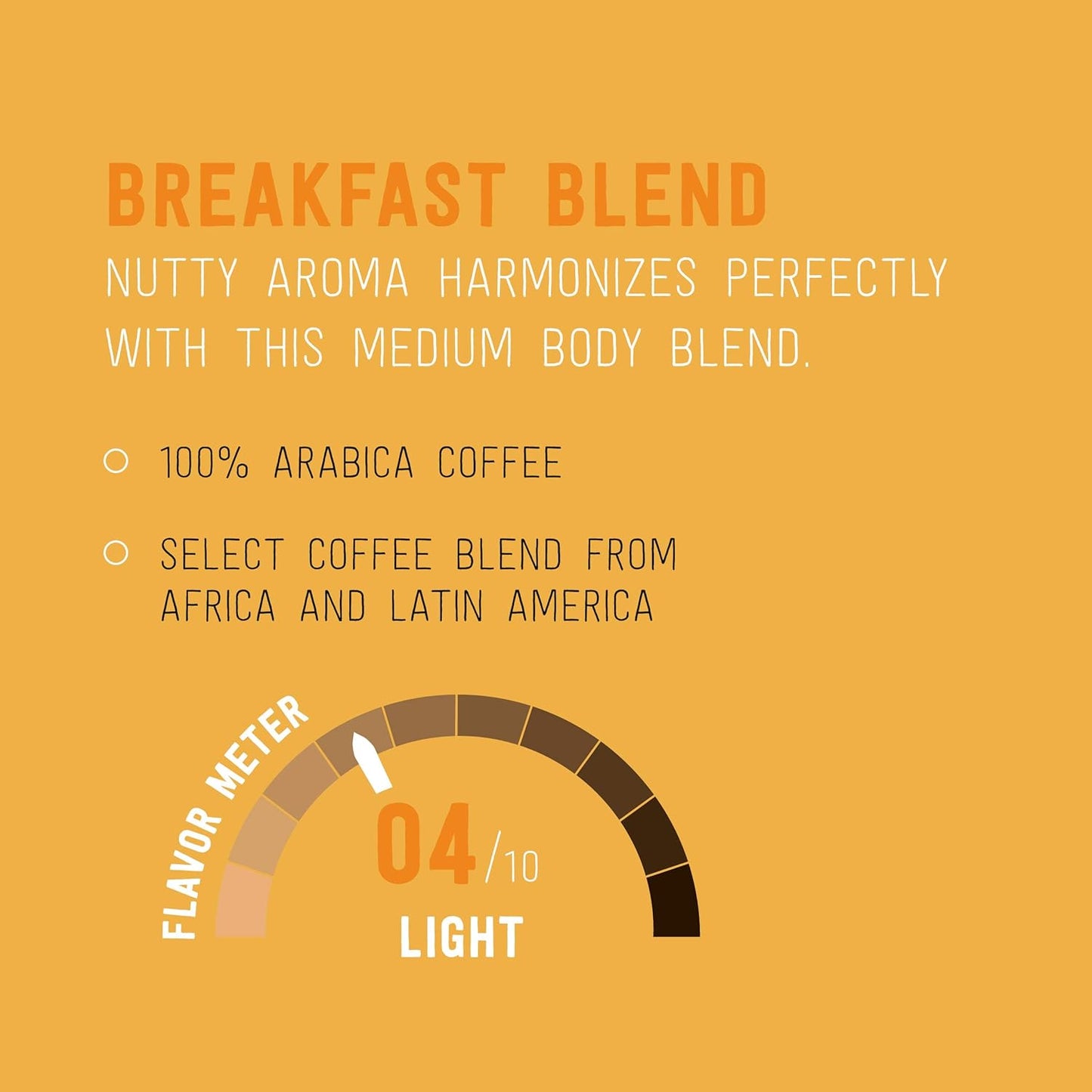 Happy Belly Light Roast Coffee Pods, Breakfast Blend, Compatible with Keurig 2.0 K-Cup Brewers, 24 Count