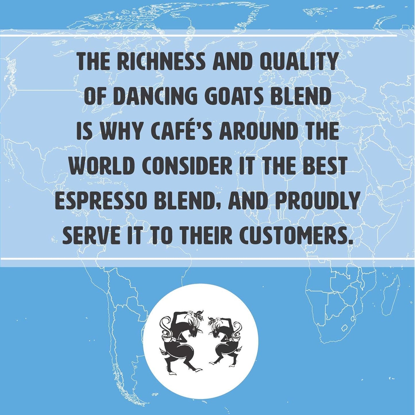Batdorf & Bronson Dancing Goats Blend, Whole Bean Coffee, 12 oz (2 Pack)