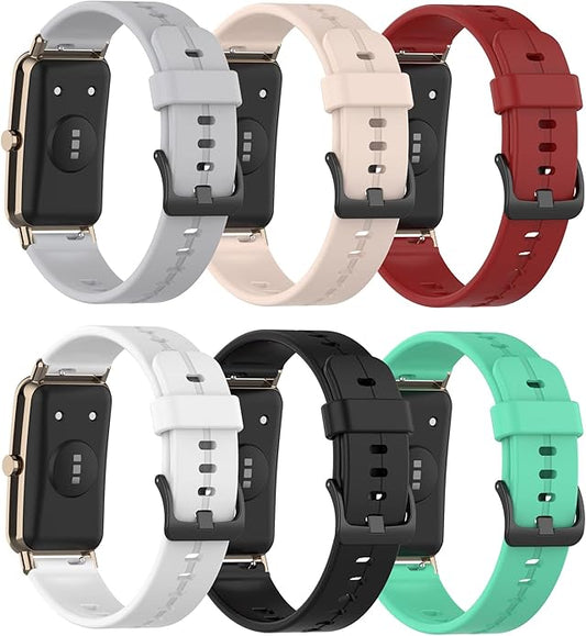 RuenTech Compatible with MorePro HM08 Replacement Bands, Adjustable Straps Soft Silicone Wristband Accessories for MorePro HM08 Fitness Tracker
