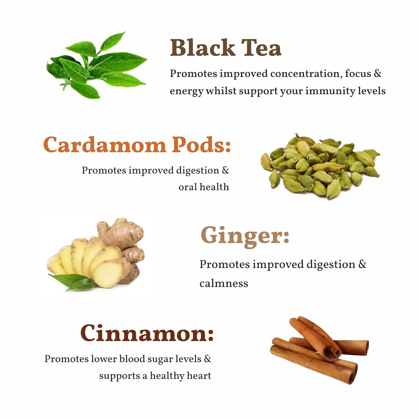 Sancha Tea Boutique, Masala Chai, Spiced Tea, 25 Pyramid Bags, India’s Famous Chai, Blend of Cinnamon, Ginger & Cardamom