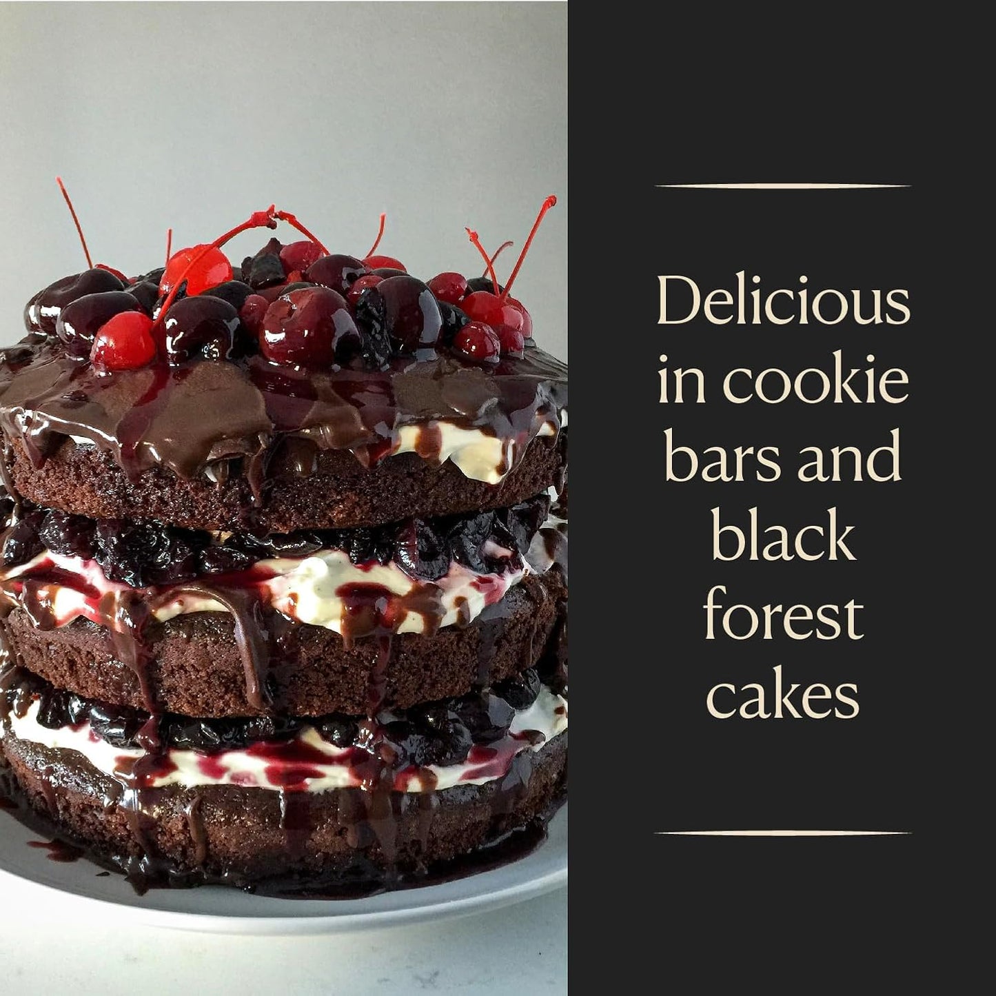 Cook's, Wild Cherry Extract for Baking, Preserves, Syrup, Cookies, Cakes, 16 oz