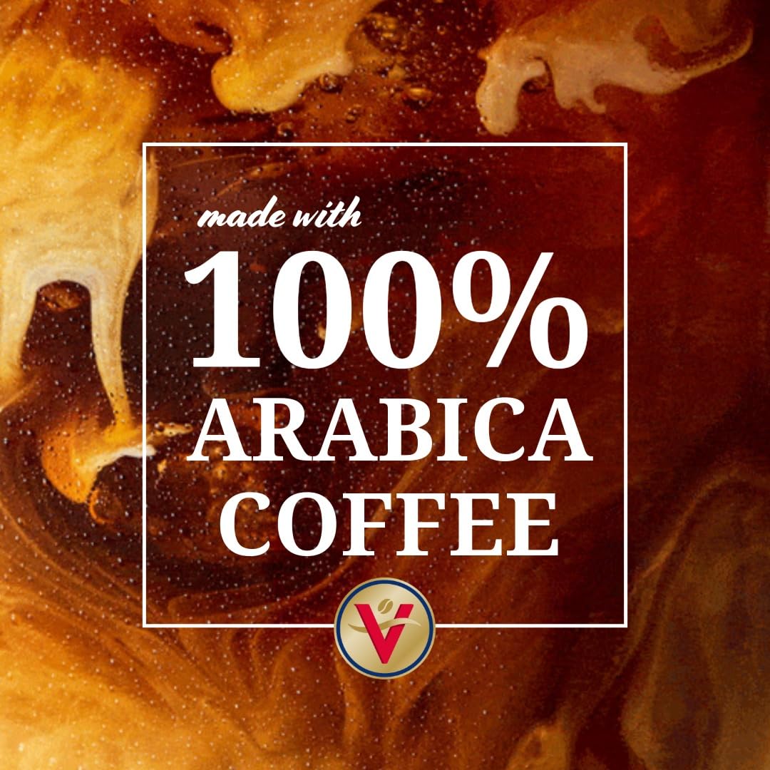 Victor Allen's Coffee French Vanilla Cappuccino, 12 Count, Single Serve Cappuccino Mix for Keurig K-Cup Brewers