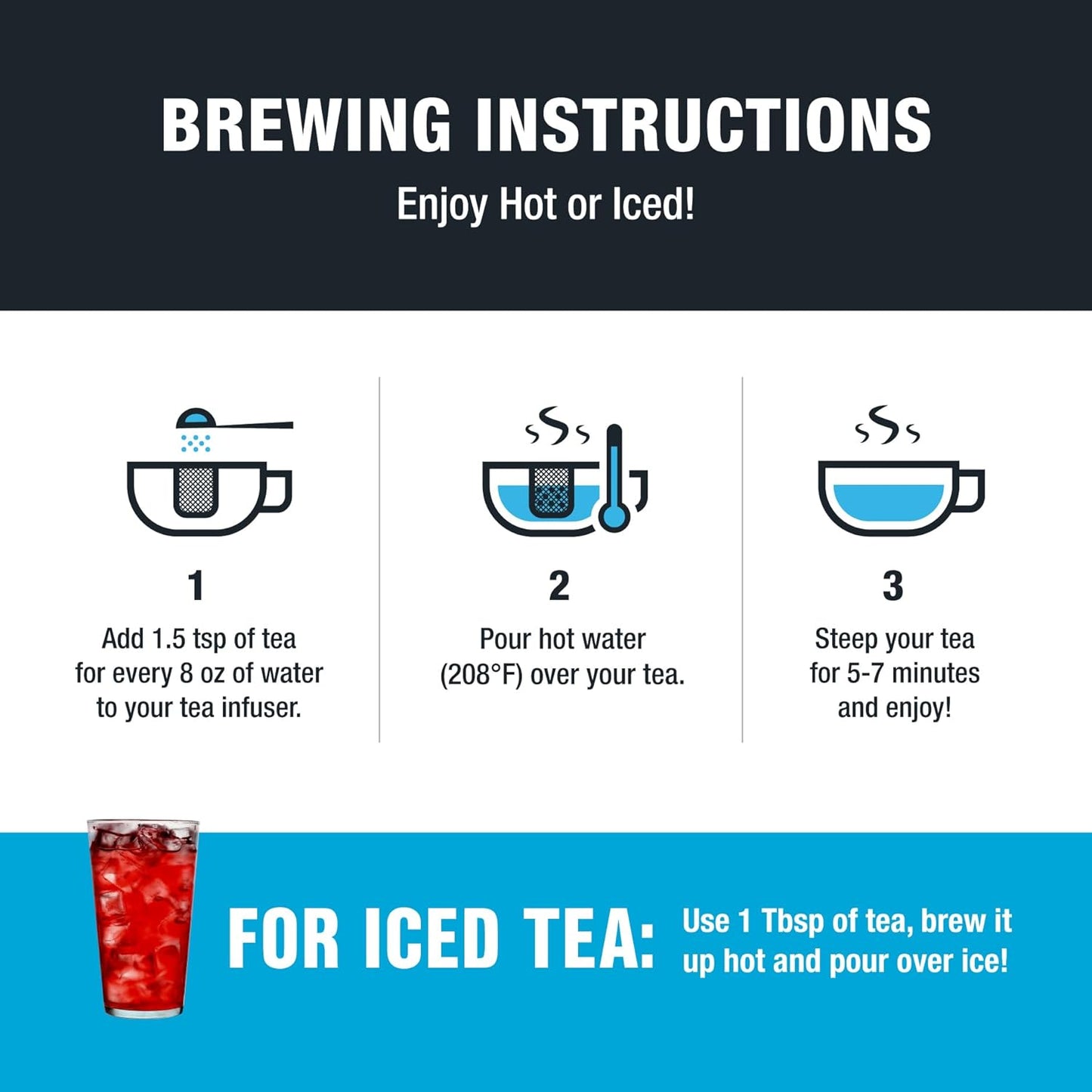 Tiesta Tea - Fireberry Cranberry Hibiscus Loose Leaf Tea, Caffeine-Free, Herbal Blend with Hibiscus, Cranberry, Currants, and Rooibos, Hot or Iced, Refillable Tin, Makes Up to 50 Cups, 5 Ounce