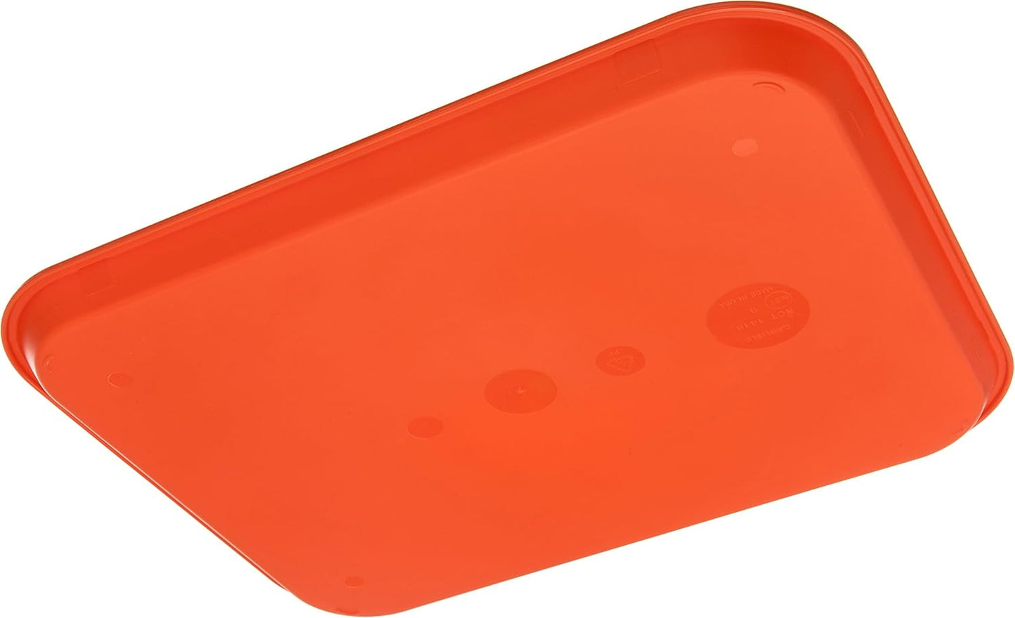 CFS CT141824 Café Standard Cafeteria / Fast Food Tray, 14" x 18", Orange (Pack of 2)